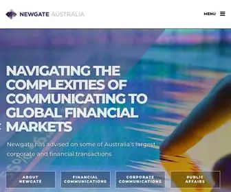 Newgatecomms.com.au(Newgate Australia) Screenshot