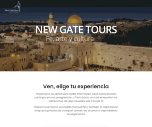 Newgatetours.com(New Gate Tours) Screenshot