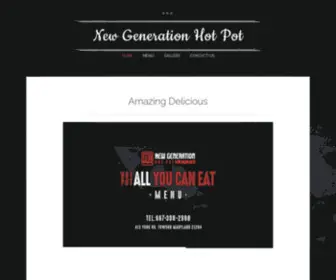 Newgenerationhotpot.com(Amazing Delicious) Screenshot