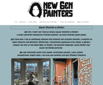 Newgenpainters.com.au(New Painters) Screenshot