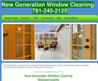 Newgenwindowcleaning.com(One of the best ways to improve the appearance of your home) Screenshot