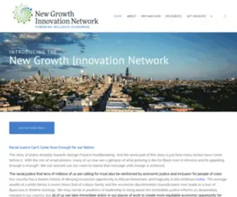 Newgrowth.org(Powering inclusive economies) Screenshot