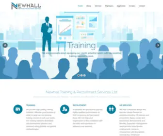 Newhall.com.ng(Newhall Training &amp; Recruitment Ltd) Screenshot