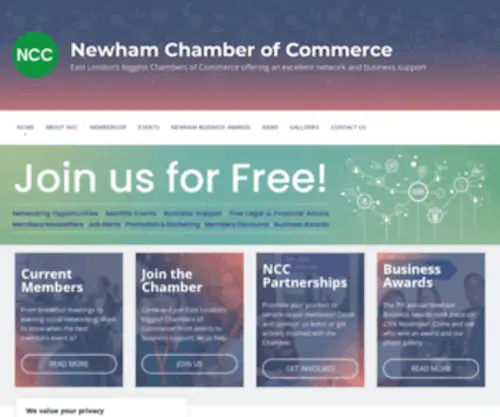 Newhamchamber.com(Newham Chamber of Commerce) Screenshot