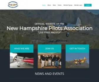 Newhampshirepilots.org(New Hampshire Pilots) Screenshot