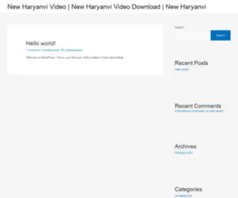 Newharyanvivideo.in(New Haryanvi Video) Screenshot