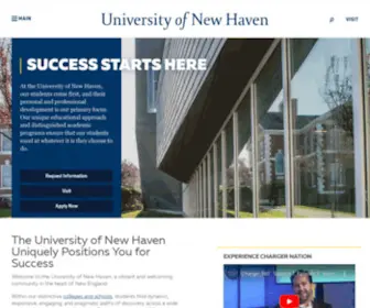 Newhaven.edu(University of New Haven) Screenshot