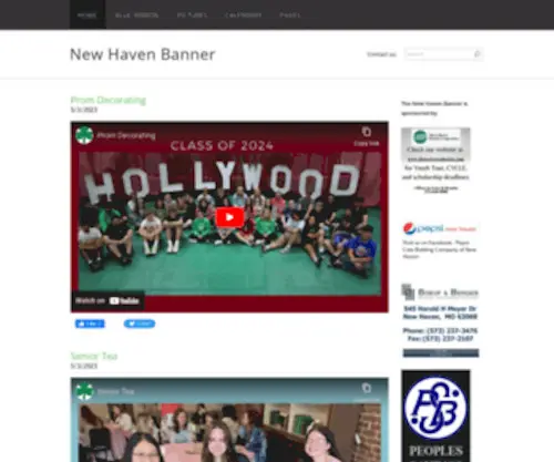 Newhavenbanner.com(New Haven Banner) Screenshot