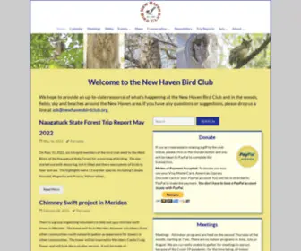 Newhavenbirdclub.org(New Haven Bird Club) Screenshot