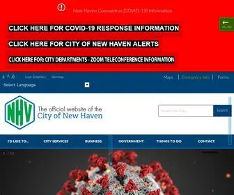 Newhavenct.gov(New Haven) Screenshot