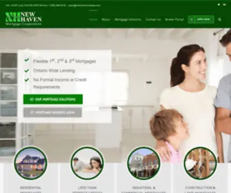 Newhavenmortgage.com(Mortgage Lender Toronto) Screenshot