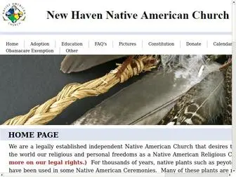 Newhavennativeamericanchurch.org(New Haven Native American Church) Screenshot
