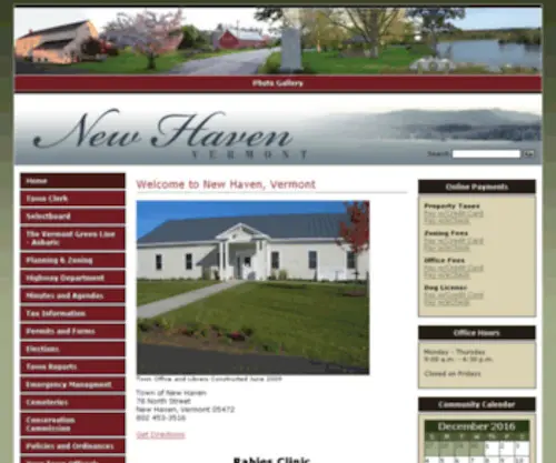 Newhavenvt.com(New) Screenshot