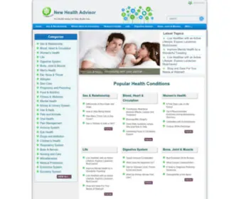 Newhealthadvisor.org(New Health Advisor) Screenshot