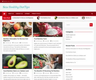 Newhealthydiettips.com(New Healthy Diet Tips) Screenshot