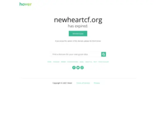 Newheartcf.org(New Heart Conflict & Friendship) Screenshot