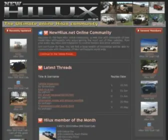 Newhilux.net(The Ultimate online Hilux community) Screenshot