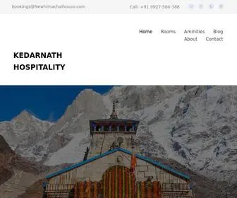 Newhimachalhouse.com(New Newhimachal House Kedarnath) Screenshot