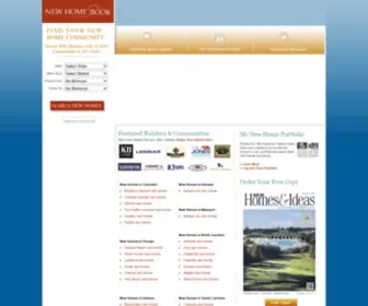 Newhomebook.com(Find New Home Communities and New Construction for Sale) Screenshot
