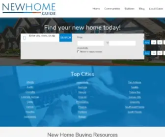 Newhomeguide.com(Find New Home Communities and New Construction for Sale) Screenshot