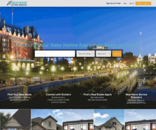 Newhomelistingservice.com(New Homes for Sale) Screenshot
