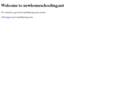Newhomeschooling.info(New Home Schooling) Screenshot
