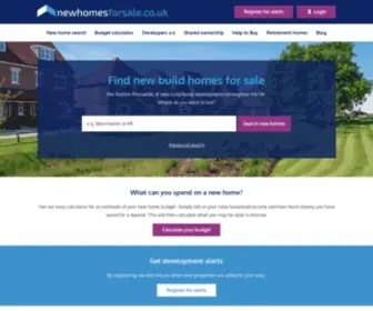 Newhomesforsale.co.uk(New Build Homes) Screenshot
