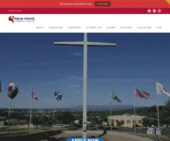 Newhope.edu(New Hope Christian College) Screenshot