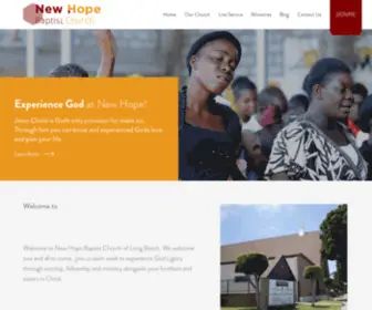 Newhopebaptistoflb.com(New Hope Baptist Church) Screenshot