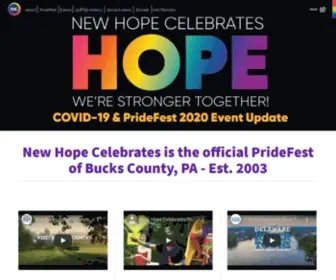 Newhopecelebrates.com(New Hope Celebrates) Screenshot