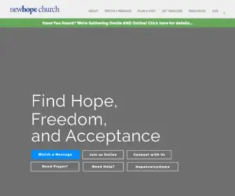 Newhopechurch.org(Newhope church) Screenshot