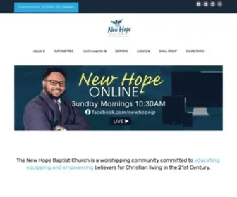 Newhopegr.org(New Hope Baptist Church) Screenshot