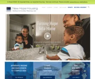 Newhopehousing.com(New Hope Housing) Screenshot