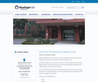 Newhopeimaging.net(Newhope Imaging Center) Screenshot