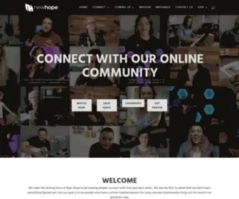 Newhopelondon.com(New Hope Community Church) Screenshot