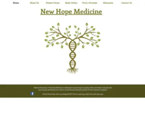 Newhopemt.com(New Hope Medicine) Screenshot