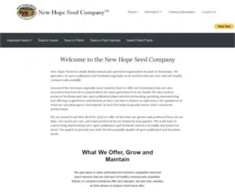 Newhopeseed.com(New Hope Seed Company) Screenshot