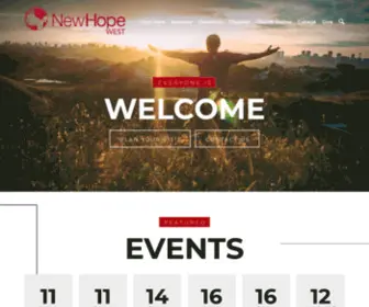 Newhopewest.com(New Hope West) Screenshot