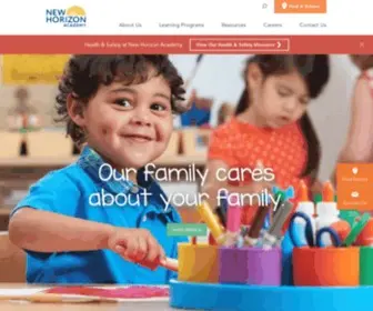 Newhorizonacademy.net(New Horizon Academy Child Care & Early Education) Screenshot