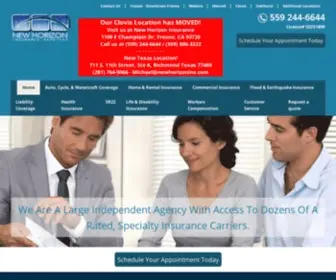 Newhorizonins.com(Insurance Services) Screenshot