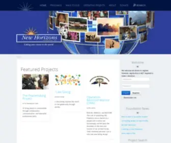 Newhorizonsfoundation.com(Featured Projects) Screenshot