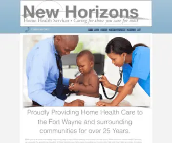 Newhorizonshhs.com(New Horizons Home Health Services) Screenshot