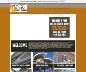 Newhorizonsiding.com(New Horizon Siding & Roofing) Screenshot