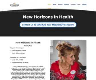 Newhorizonsinhealth.com(New Horizons in Health) Screenshot