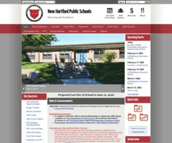 Newhtfd.org(New Hartford Public Schools) Screenshot