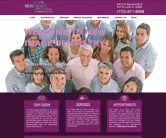 Newimagedentistryofpsl.com(New Image Dentistry) Screenshot