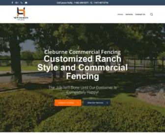 Newimagesofdfw.com(Cleburne Commercial Fencing) Screenshot