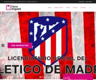 Newimport.es(New Import Licencias S.L. – En New Import somos especialistas en cumplir los sueños de los más pequeños de la casa) Screenshot