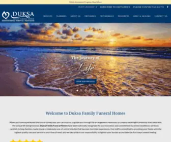 Newingtonmemorial.com(Duksa Family Funeral Home Funeral Home) Screenshot