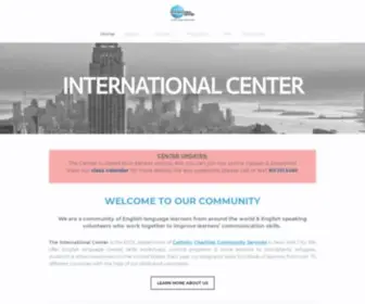 Newintlcenter.org(The International Center) Screenshot